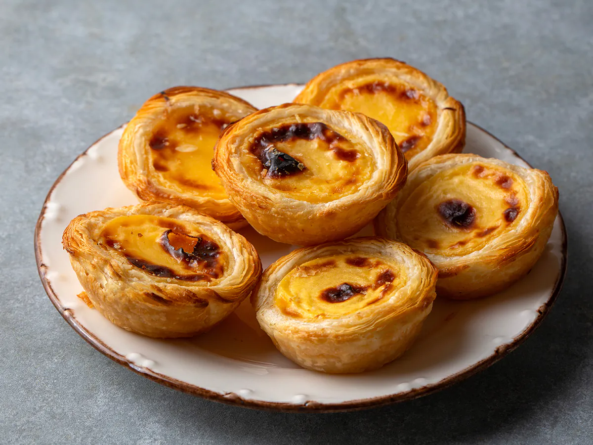 egg tart at Good World Chinese Restaurant & Lounge, a Chinese Restaurant in Portland